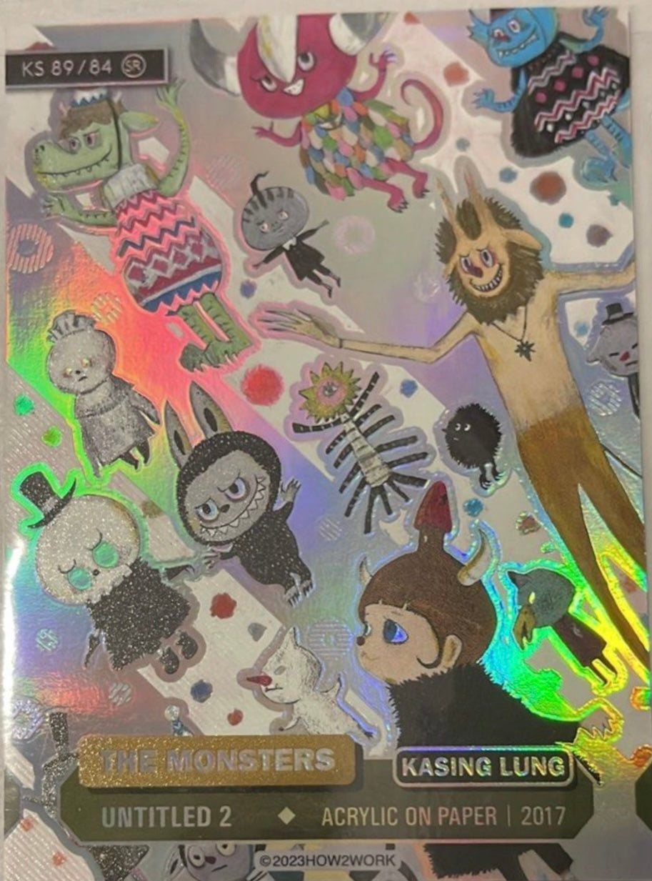 Kasing Lung -Trading Card How2Work CTC The Monsters Series 1 (Untitled 2, KS89/84, SR labubu, Zimomo )