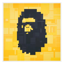 Load image into Gallery viewer, Adam Lister - Bape Head ( Yellow, Black, Bathing Ape)
