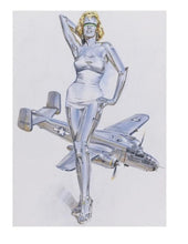 Load image into Gallery viewer, Hajime Sorayama - Giclée #SP 90 ( Sexy Robot, Plane, Marilyn Monroe)
