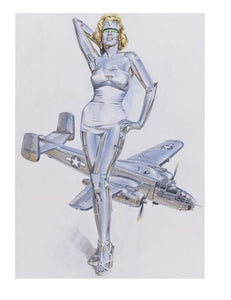 Hajime Sorayama - Giclée #SP 90 ( Sexy Robot, Plane, Marilyn Monroe)