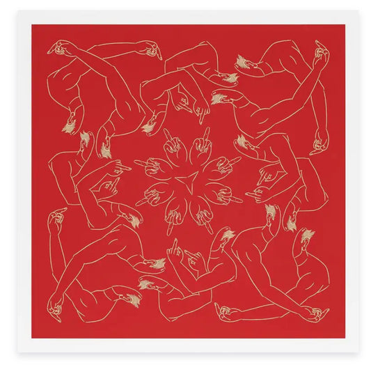 Ai Weiwei - Middle Finger in Red