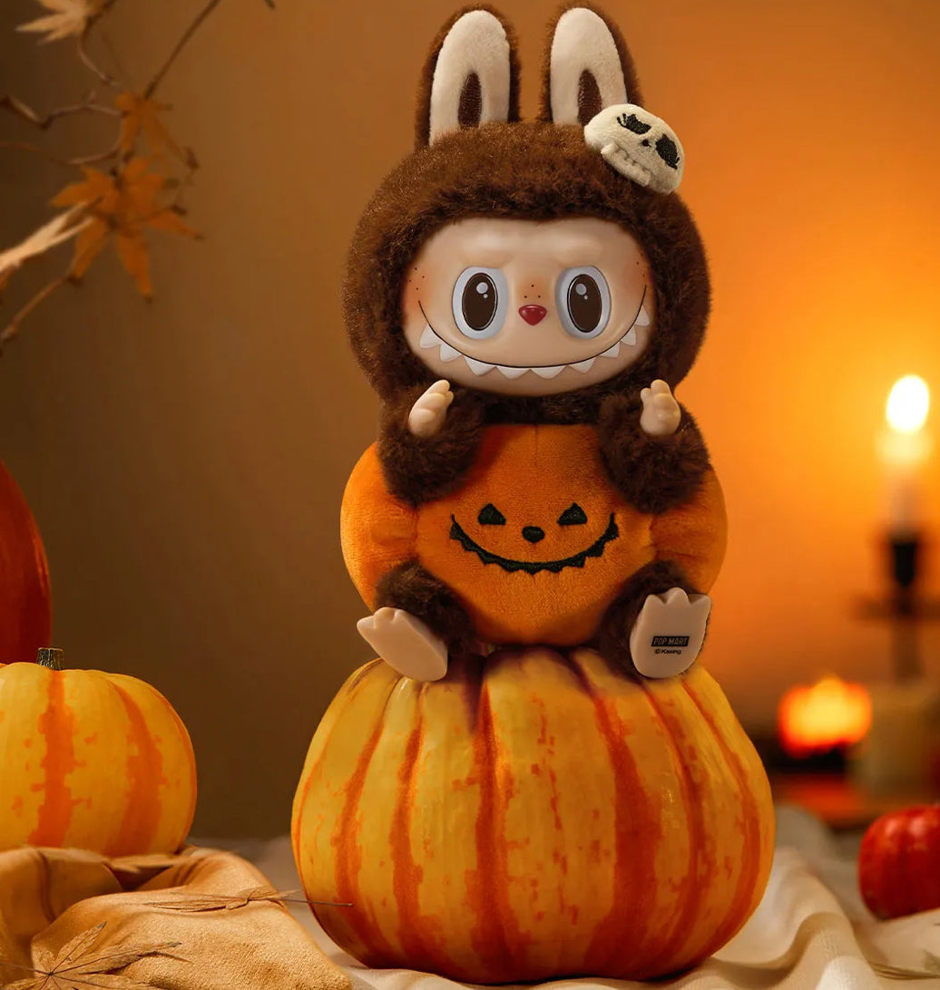 Kasing Lung -Zimomo HAPPY HALLOWEEN PARTY SERIES SITTING PUMPKIN ( Labubu)