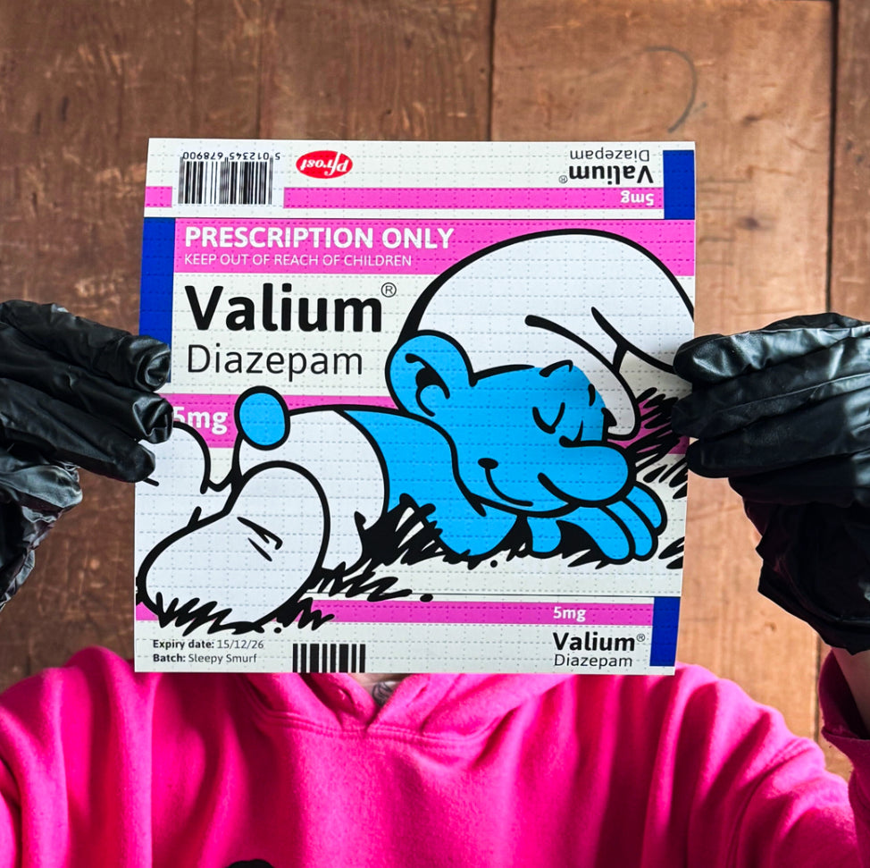 Ben Frost - Weekend Trip Sleepy Smurf Blotter