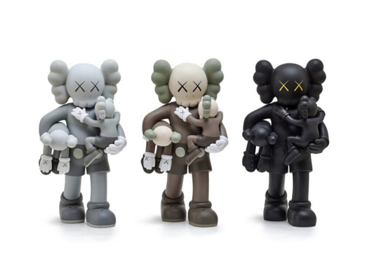 KAWS - Clean Slate ( Grey, Brown, Black) (Complete Set of 3)