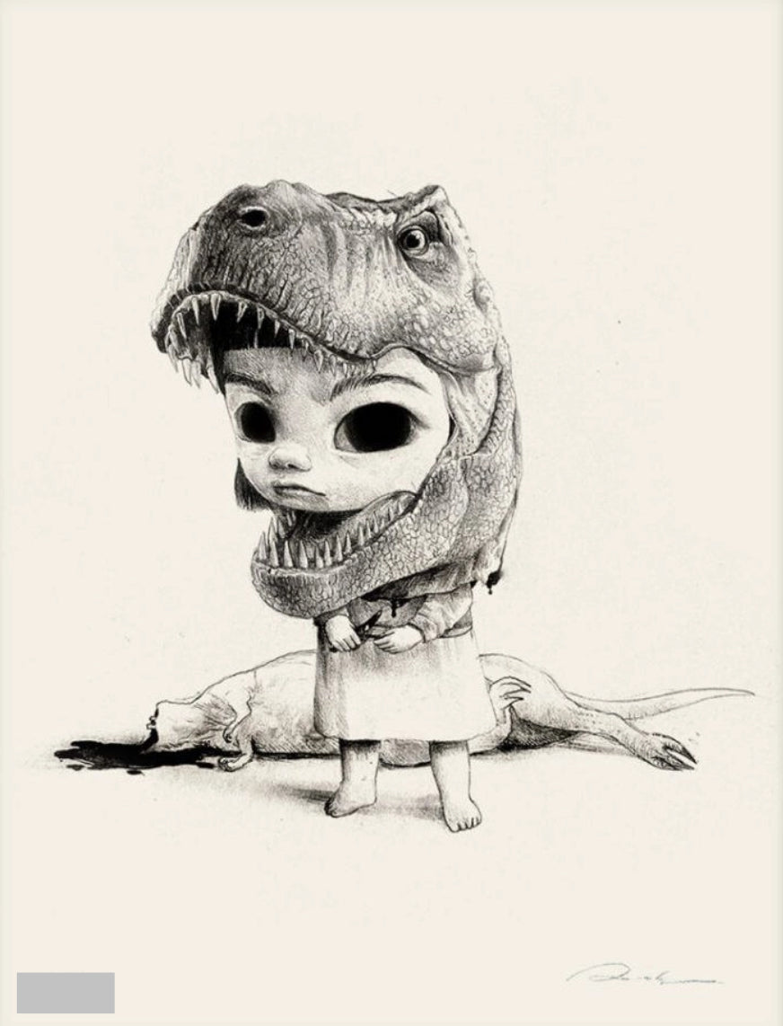Roby Dwi Antono - Ranger Merah ( Girl, Dino, Head, Monoprint)