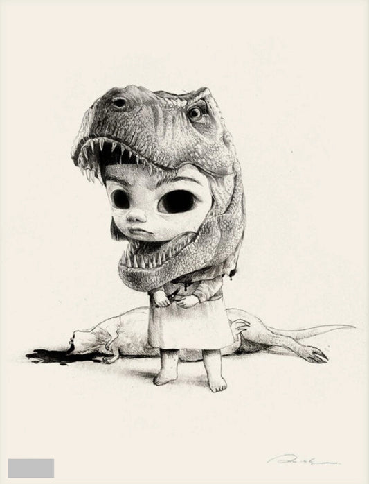 Roby Dwi Antono - Ranger Merah ( Girl, Dino, Head, Monoprint)
