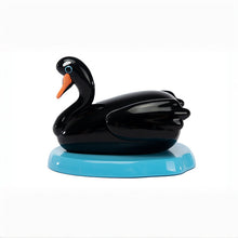 Load image into Gallery viewer, Cesar Piette - Swan (White, Black, Paperweight, set of 2)
