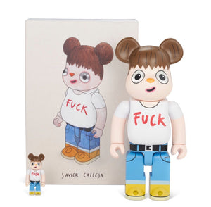 Javier Calleja - Fuck You Be@rbrick 400% + 100% ( Bearbrick, Medicom Toy )