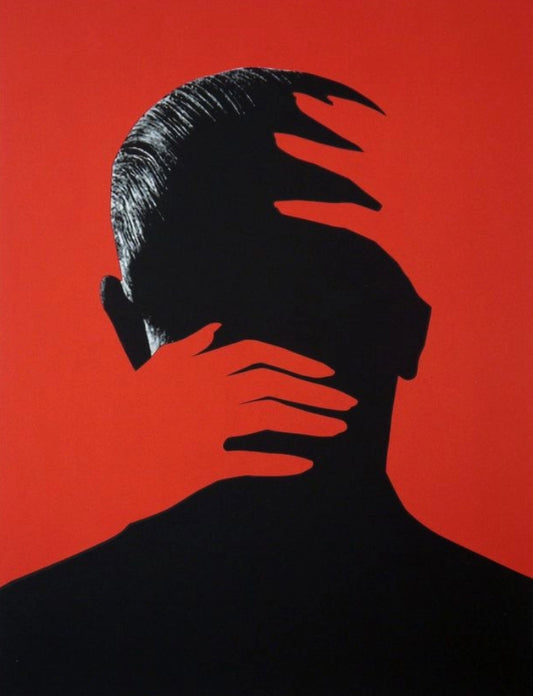 Joe Webb - Embrace (Red, Black, Hands)