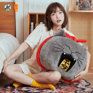 OFFART X Horiren - Money-Biting Cat Pillow