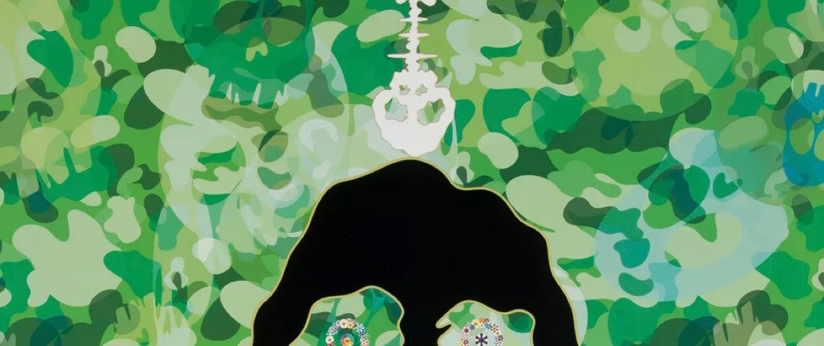 Takashi Murakami - Time Bokan (Camouflage/ Moss Green)