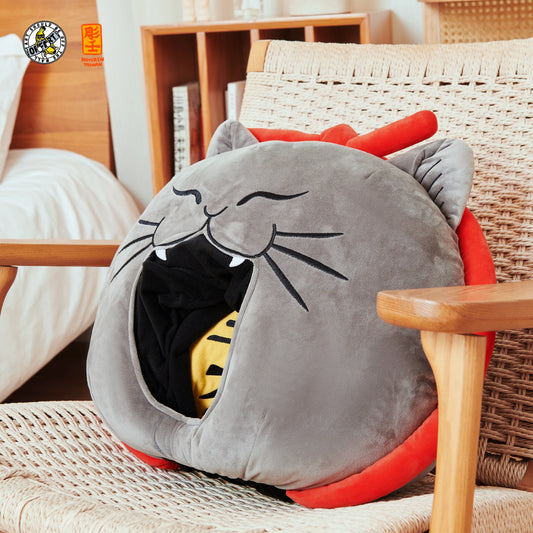 OFFART X Horiren - Money-Biting Cat Pillow