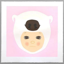 Load image into Gallery viewer, Satoru Koizumi - White bear (Sky Pink)
