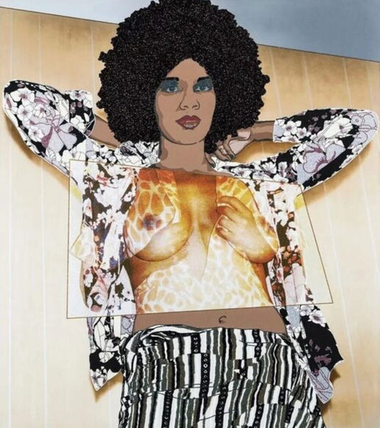Mickalene Thomas - Portrait of Maya #10