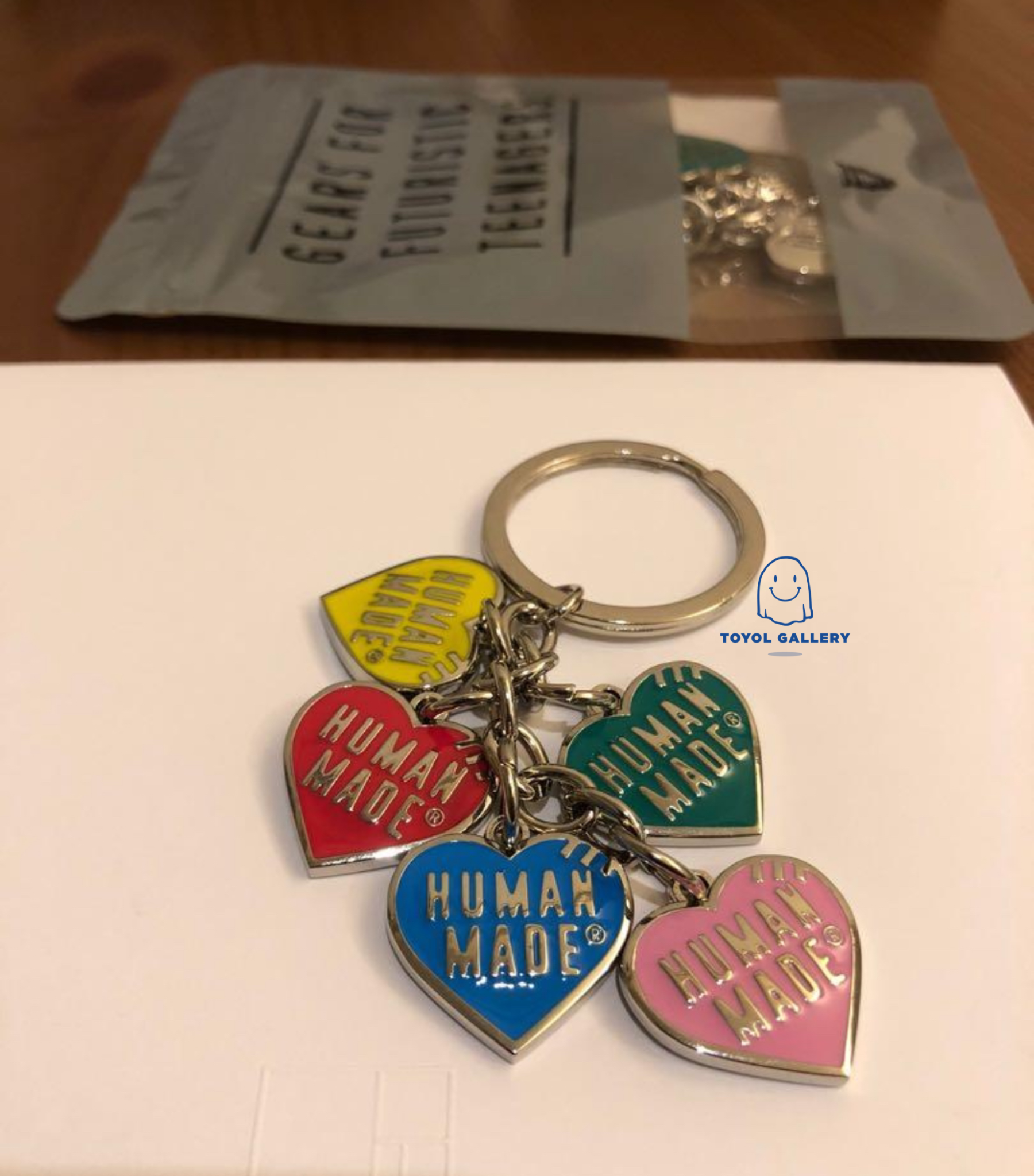 Human Made - Heart Key Chain (Multicolour) – Toyol Toys Human Made - Heart Key Chain (Multicolour) – Toyol Toys