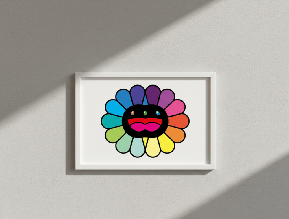 Takashi Murakami, Kaikai Kiki - Multicolor Double Face Black