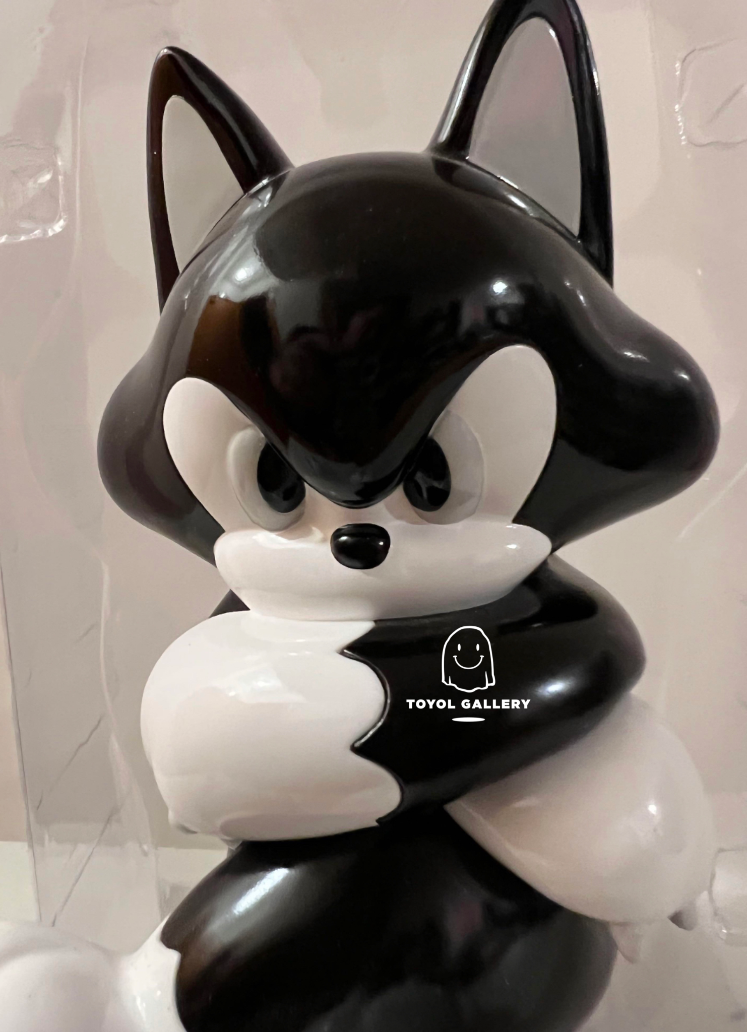 Tide (Ide Tatsuhiro) - Angry Cat (Black and White) – Toyol Toys Tide (Ide Tatsuhiro) - Angry Cat (Black and White) – Toyol Toys