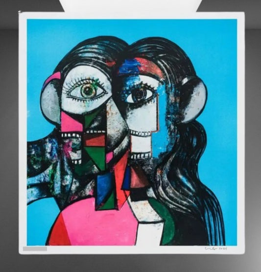 George Condo - Prismatic Head Composition