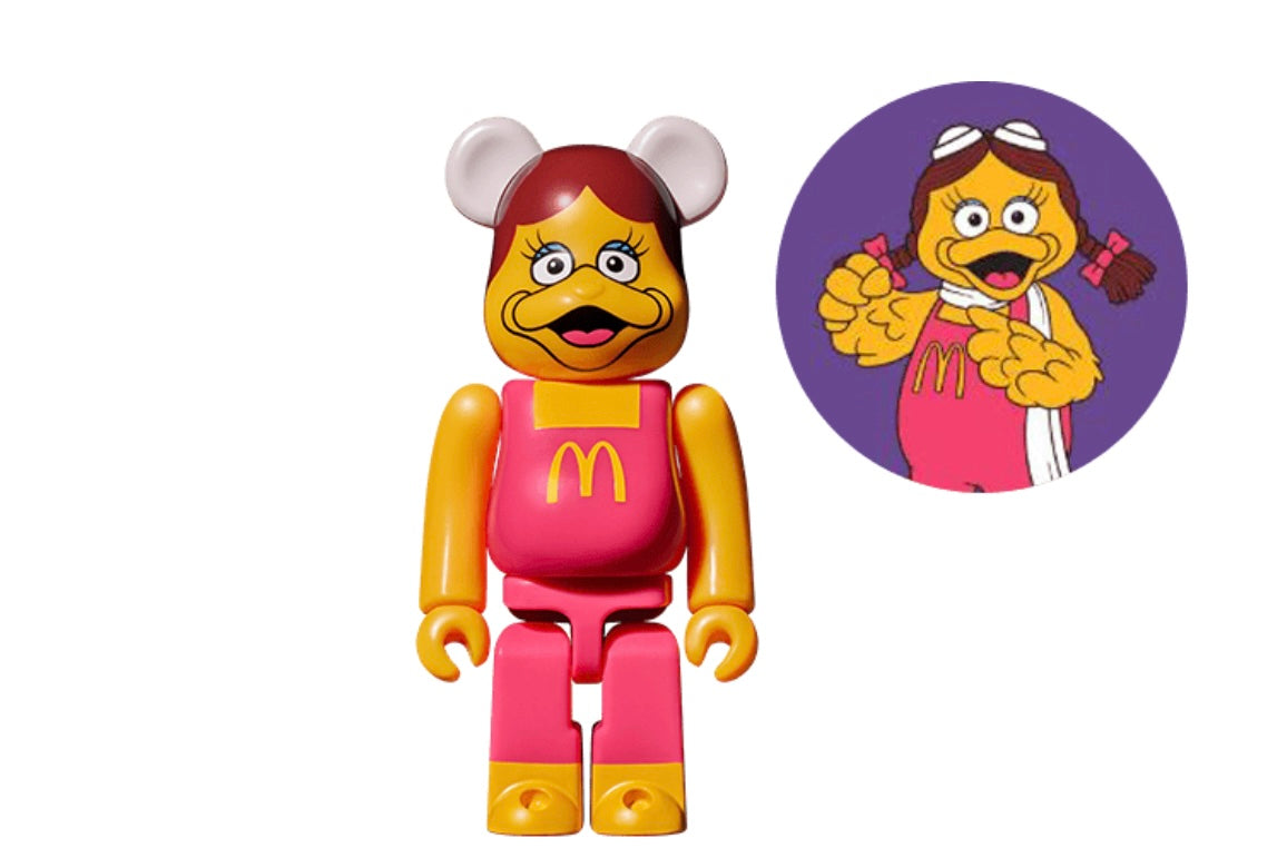 Mcdonald's Godzilla, Hamburglar , Grimace, Birdy Be@rbrick 150