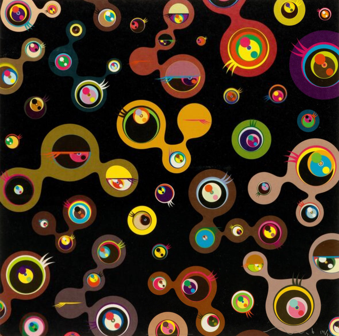 Takashi Murakami - Jellyfish Eyes Black 4 – Toyol Toys