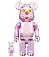 BE@RBRICK - Pink Panther Chrome Ver. 100％ & 400％ ( Bearbrick)