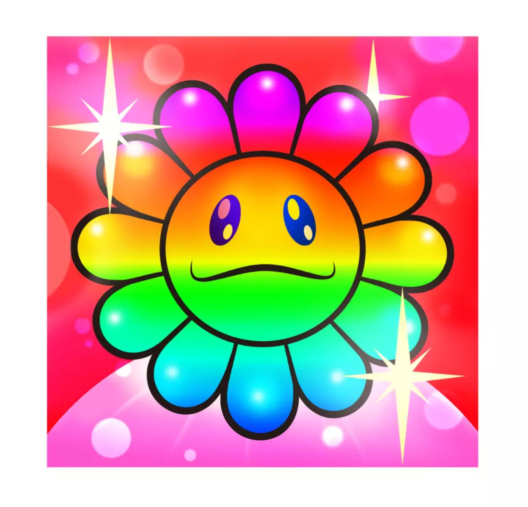 Takashi Murakami - #9727 Murakami.Flowers (Rainbow)