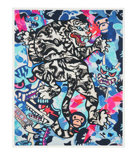 Load image into Gallery viewer, Simone Legno - Ice Tiger Camo ( Blue, Bathing Ape, Flowers)
