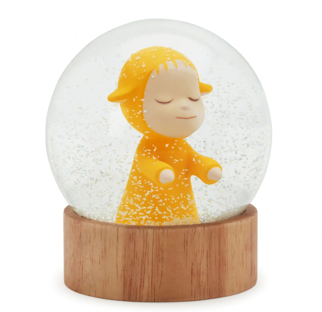 Yoshitomo Nara - Little Wanderer (Snow Globe) (Yellow)