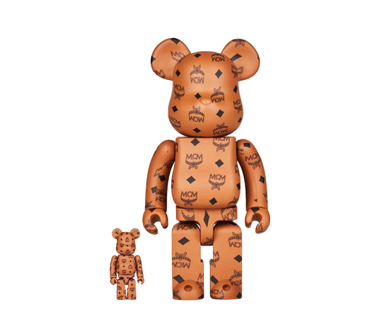 Medicom x MCM – MCM Be@rbrick Cognac 400% & 100%