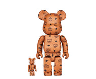 Medicom x MCM – MCM Be@rbrick Cognac 400% & 100%
