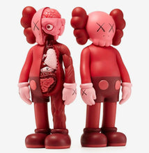 Load image into Gallery viewer, Kaws - Companion Blush &amp; Blush Flayed (Complete set of 2, Medicom Toys, Red )
