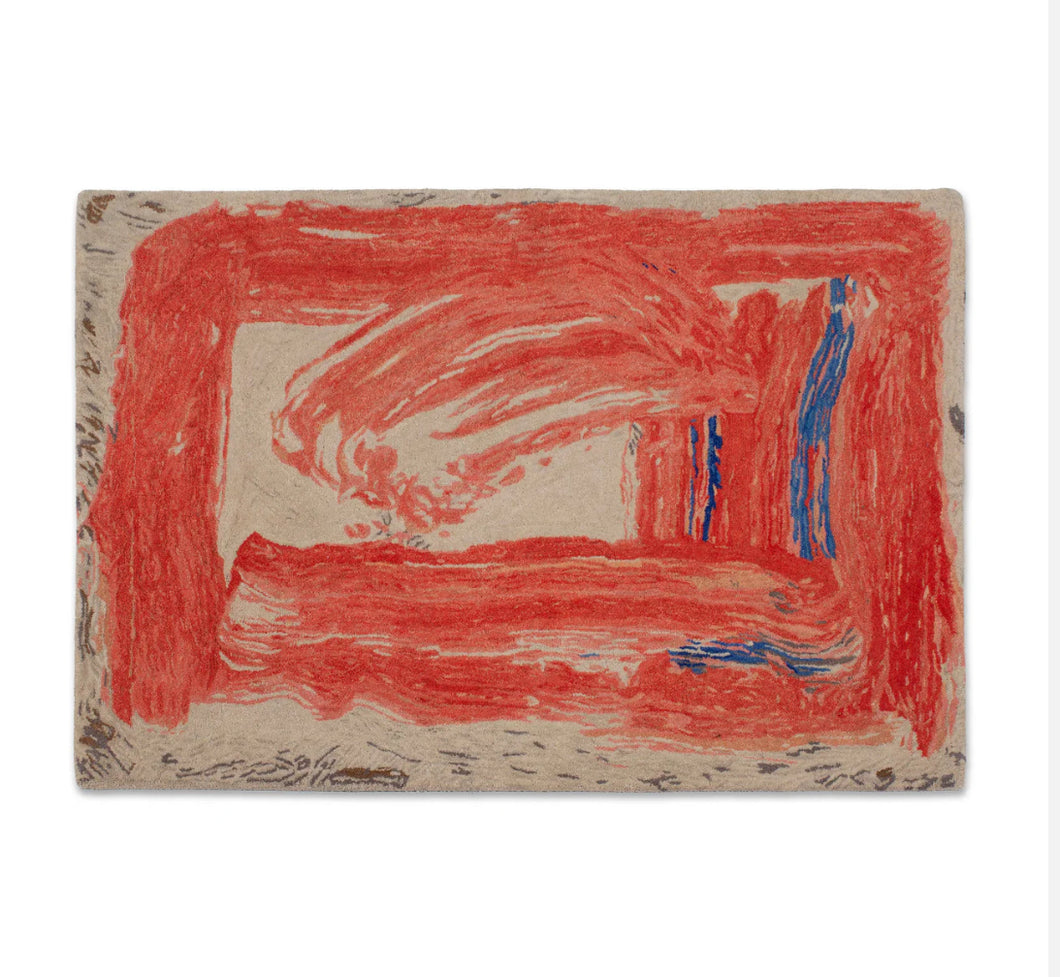 Howard Hodgkin - Red Sky in the Morning Rug
