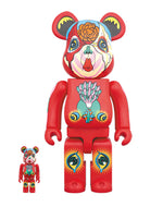 Keiichi Tanaami - Bearbrick Keiichi Tanaami 100% & 400% (Be@rbrick, Red)