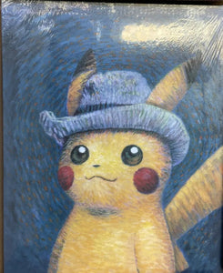 Pokémon - Pikachu inspired by Self-portrait with Grey Felt Hat (Small Canvas) (Pokémon centre x Van Gogh Museum)