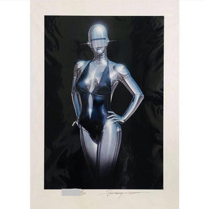Hajime Sorayama - Giclée #009 ( Sexy Robot,Black dress )