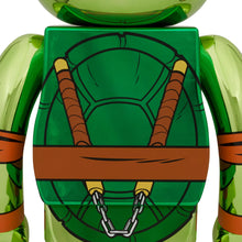 Load image into Gallery viewer, BE@RBRICK MICHELANGELO CHROME Ver. 1000％ ( Bearbrick, Ninja Turtles )
