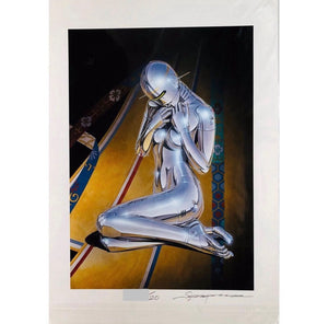 Hajime Sorayama - Giclée #111811 ( Sexy Robot, Orange)