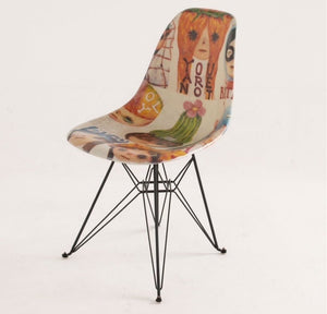 Kila Cheung - Modernica X Kila Cheung x Side Shell Eiffel Chair (The Icon, How2work, Siu Ming, Cactus Girl)