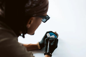 Robert B Moore - Lil Lucy ( Charlie, Brown, Peanuts , Blue Dress, Sculpture )
