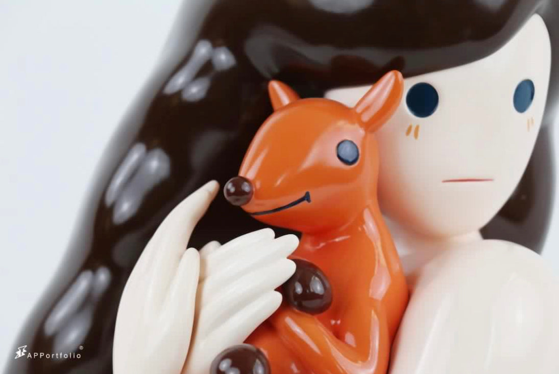 Takeru Amano - Venus and Fawn (Blue, Deer)