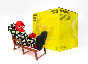 Philip Colbert - Relaxing Lobster (Blue Suit)