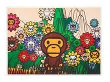 Load image into Gallery viewer, Arkiv Vilmansa - Paradise ( Monkey, Bathing Ape, Flowers)
