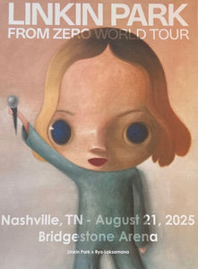 Laksamana Ryo (RYOL) -  Linkin Park (From Zero 2025 World TOUR NASHVILLE POSTER )