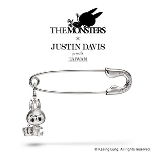 Kasing Lung - JD Zimomo Safety Pin (The Monsters, ZIMOMO x JUSTIN DAVIS TAIWAN, Labubu)