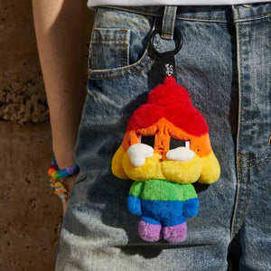 Crybaby  - CHEER UP, BABY! SERIES- Plush Doll Pendant (Rainbow, Pride)