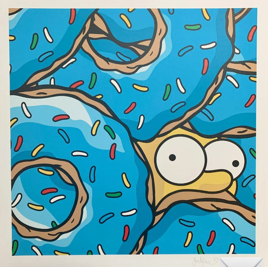 Jerkface - Donut Mobile ( Blue Raspberry, Homer Simpson )