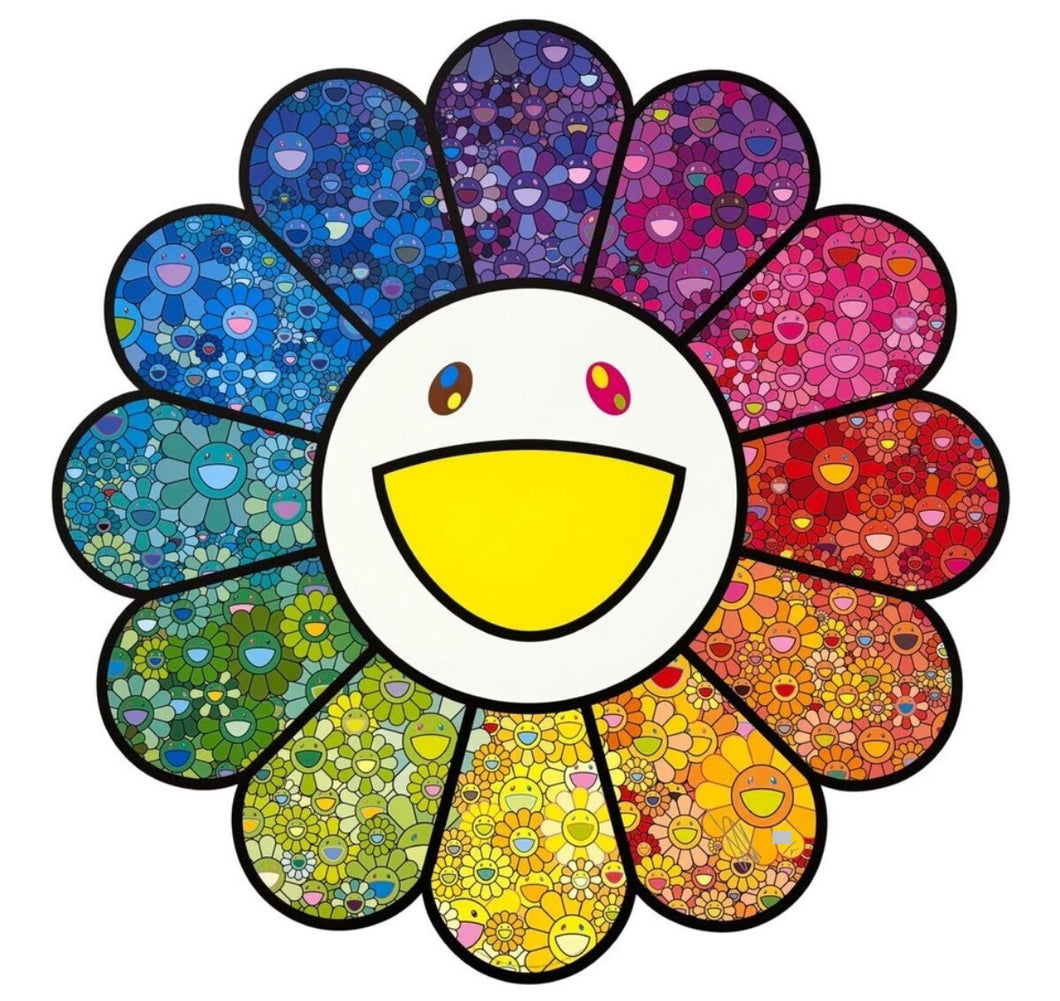 Takashi Murakami - Flower Sparkles ( Multi colour, Purple, Blue, Pink, Red, Orange, Yellow, Green, Flowers)