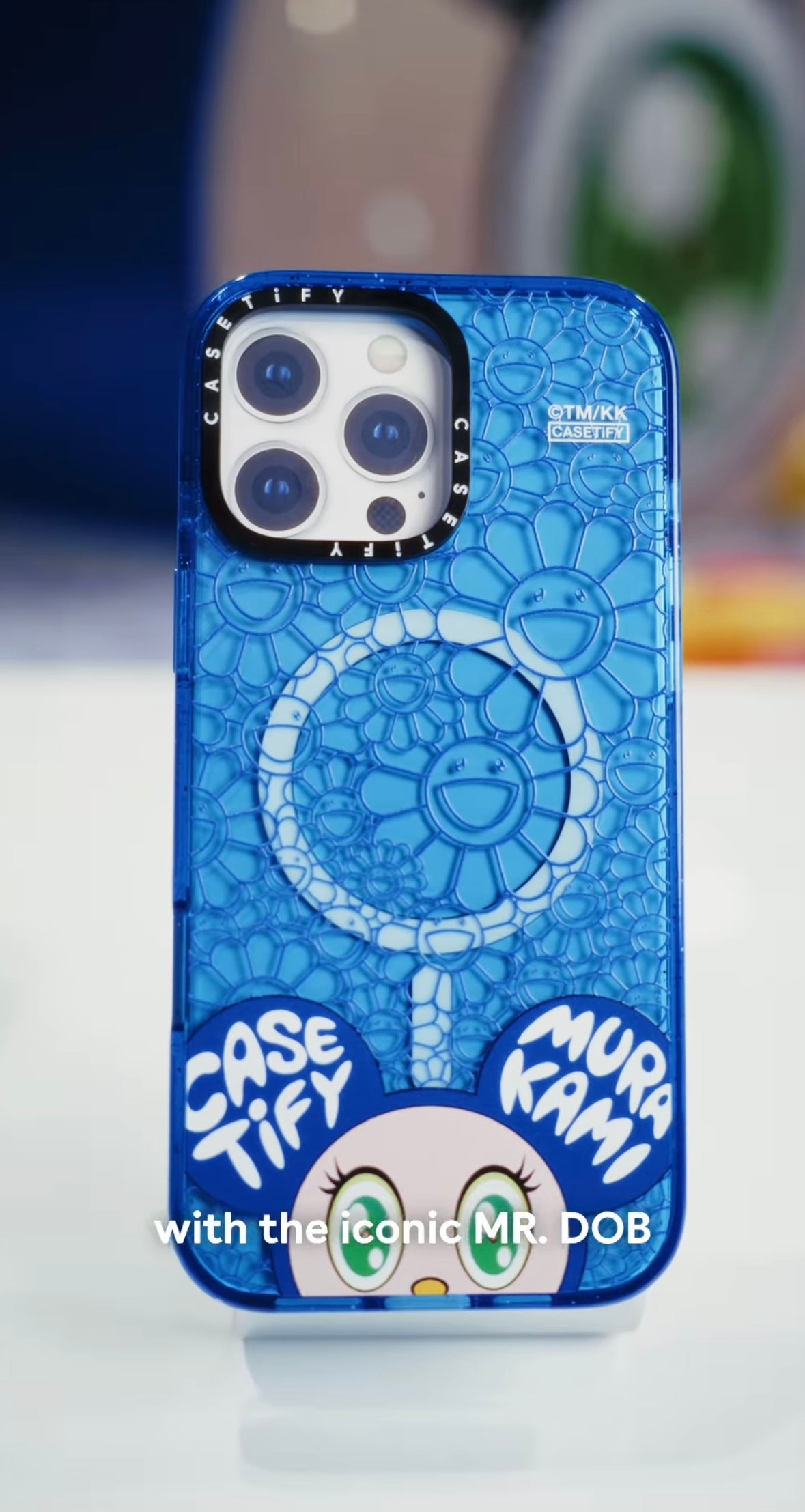 TAKASHI MURAKAMI × CASETiFY - Complexcon Exclusive iPhone 16 Pro Max (Phone Case, Mr DOB, Blue)