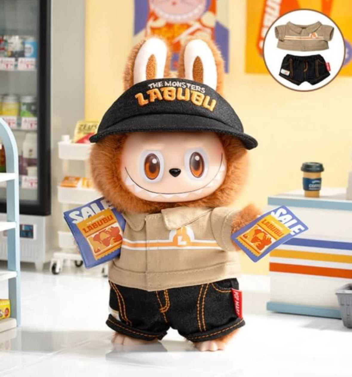 Labubu Origin Kasing Lung - Labubu Wacky Mart (Brown) – Toyol Toys