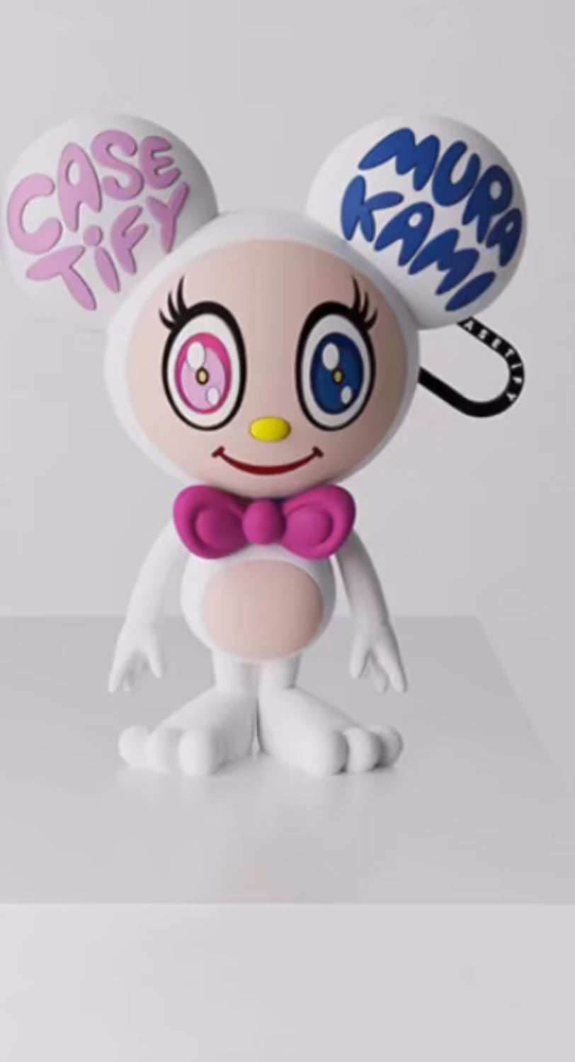 TAKASHI MURAKAMI × CASETiFY - MR. DOB COLLECTIBLE EARBUDS CASE (White)